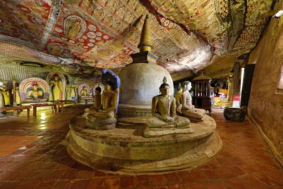 Colombo: Sigiriya, Dambulla Caves, & Wildlife Day Tour - Lion Rock Fortress: 1,300 steps, natural-color frescoes, and the view payoff