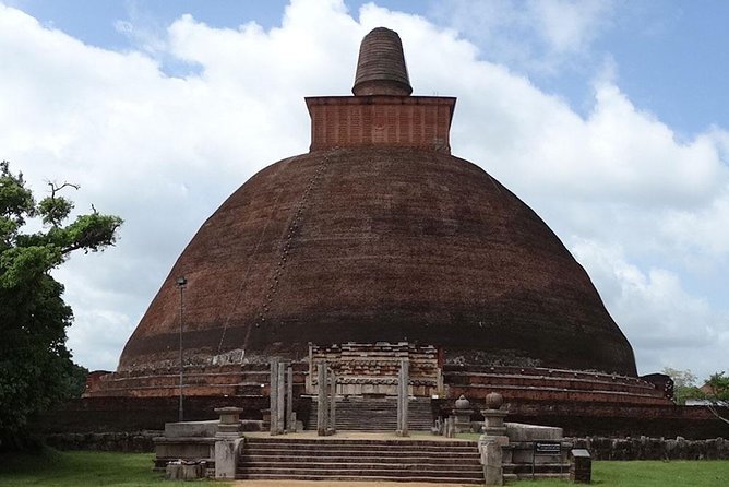 Day Tour Anuradhapura from Kandy by Lux Tours Lanka - Ruwanweli Maha Seya: the white dagoba and its 344-elephant wall