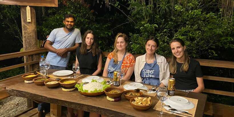 Ella : Cooking class with amazing Spice Garden Tour - What You’ll Cook Together: Curries, Coconut Sambol, Banana Chips, and Papadam