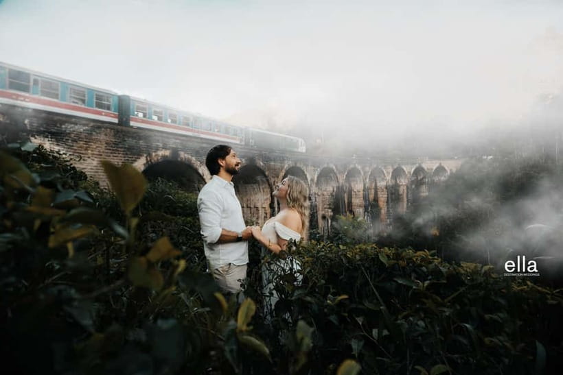 Ella Sri Lanka , Private Photoshoot | Photography Tours - Nine Arch Bridge shots: where train timing becomes the trick