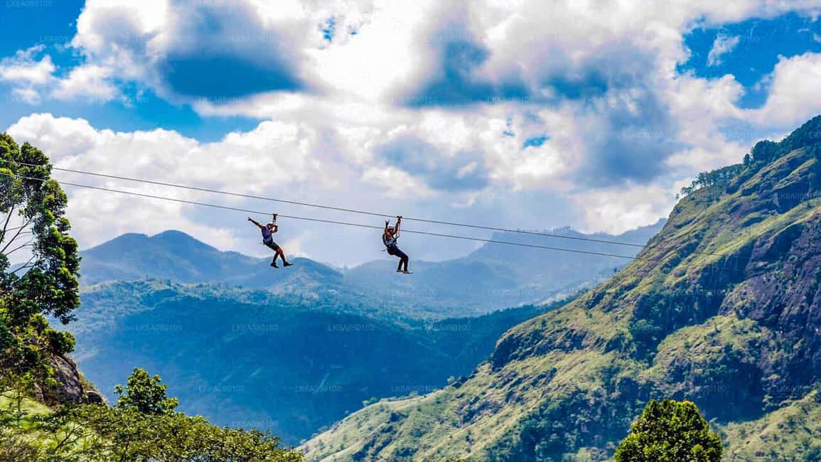 From Ella : Waterfalls, Nine Arch Bridge, Little Adam's Peak - Flying Ravana Mega Zipline: the adrenaline break you’ll remember