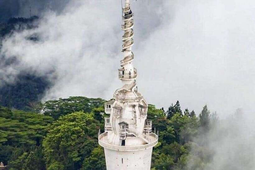 From Kandy: Ambuluwawa Full-Day Tour with Local Guide - Ambuluwawa Tower spiral stair: the 48-meter climb that sets the tone