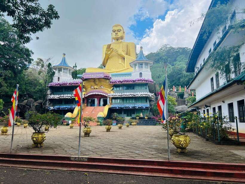 From Kandy: Sigiriya Day Tour with Elephant Safari(group) - Matale Hindu Temple: Dravidian details without rushing