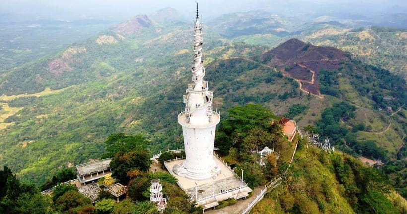 From Kandy To Pinnawala Private Day Tour via Ambuluwawa - Ambuluwawa Tower and Bahirawa Kanda: your 360-degree view payoff