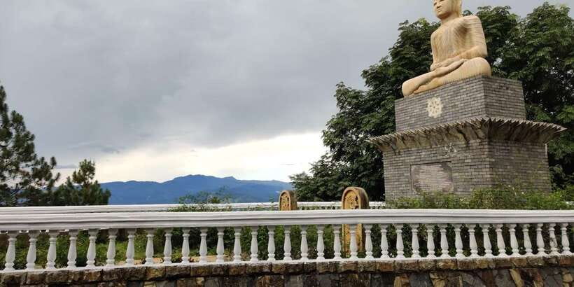 From Negombo: Ambuluwawa Tower & Tea Factory,Kandy Day Trip - The pickup and the long-drive reality from Negombo