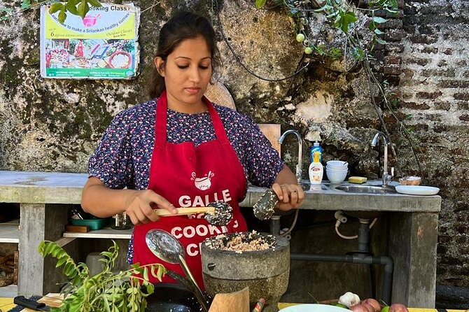 Galle Fort cooking class - The back-garden setting in Galle Fort