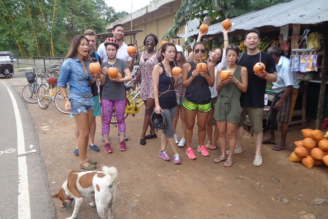 Half-Day Lagoon and Village Cycling Tour in Galle - The coconut factory stop: where materials, work, and snacks meet