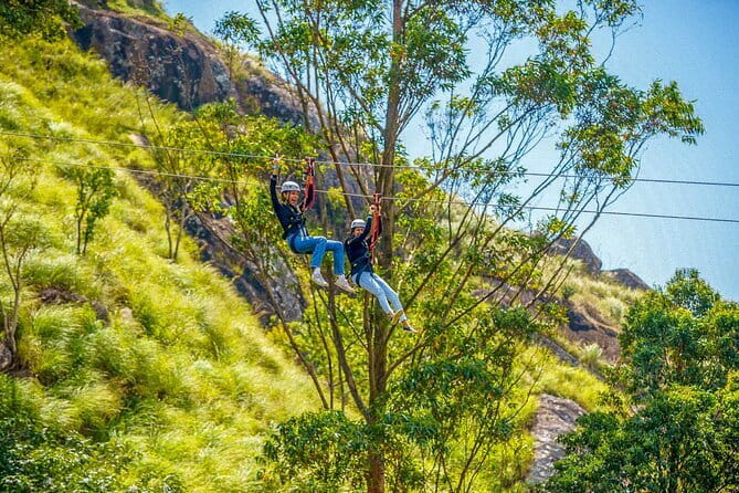 Little Adam's Peak Hike and Zip-lining from Ella - Ella’s mega dual zip-line: the thrill you actually remember