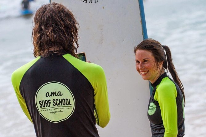 PRIVATE Surf lesson for Beginners Couple - Ama Surf School and the private couple setup