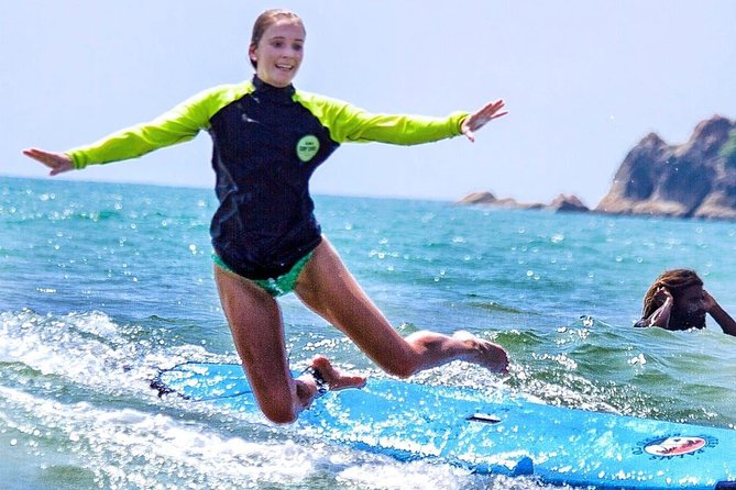 PRIVATE Surf Lesson for Beginners - The 1.5-hour plan: foam to fiberglass in one session