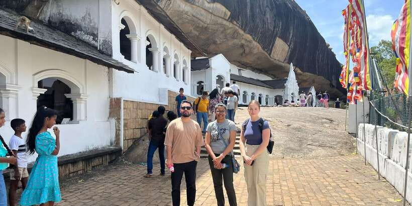 Sigiriya and Dambulla day tour from Ella - Stop 1: Dambulla Cave Temple and Golden Temple area