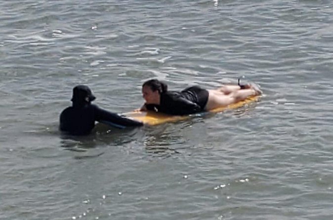 Surf Lessons in Sri lanka Semi - Private or Group Options - In the water: paddling, timing, and getting your feet under you