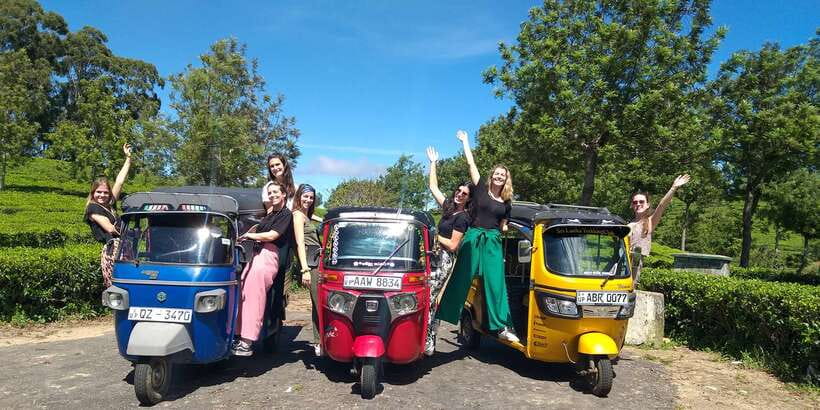 Tuk-Tuk Safari Liptons seat,Tea Fields Hike,TeaFactory Tour - Pickup, tuk-tuk timing, and how to stay comfortable
